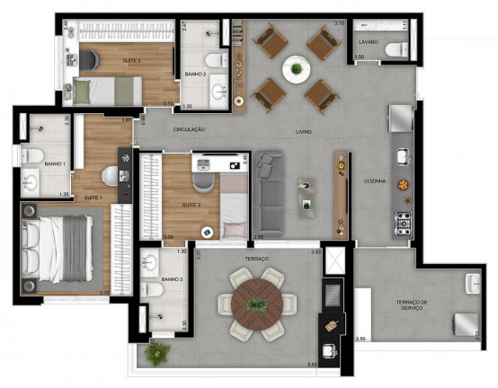 Imagem Apartamento com 3 Quartos à Venda, 105 m² em Tatuapé - São Paulo Imagem Apartamento com 3 Quartos à Venda, 105 m² em Tatuapé - São Paulo