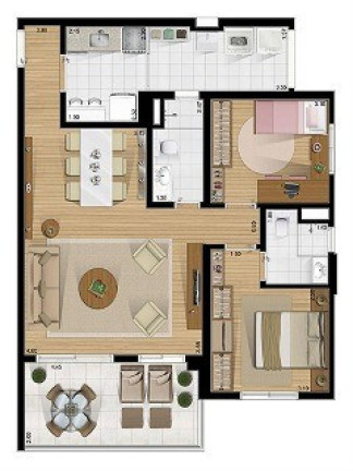 Imagem Apartamento com 3 Quartos à Venda, 80 m² em Jardim Saúde - São Paulo Imagem Apartamento com 3 Quartos à Venda, 80 m² em Jardim Saúde - São Paulo