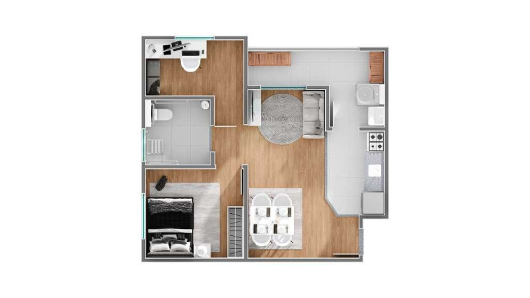 Imagem Apartamento com 2 Quartos à Venda, 51 m² em Parque Residencial Flamboyant - São José Dos Campos Imagem Apartamento com 2 Quartos à Venda, 51 m² em Parque Residencial Flamboyant - São José Dos Campos