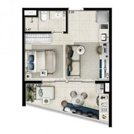 Imagem Apartamento com 2 Quartos à Venda, 57 m² em Pinheiros - São Paulo Imagem Apartamento com 2 Quartos à Venda, 57 m² em Pinheiros - São Paulo