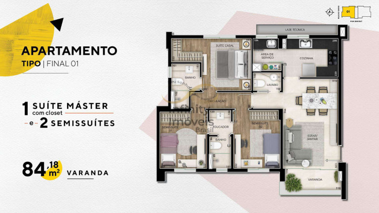 Imagem Apartamento à Venda, 84 m² em Serra - Belo Horizonte Imagem Apartamento à Venda, 84 m² em Serra - Belo Horizonte