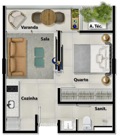 Imagem Apartamento com 1 Quarto à Venda, 30 m² em Ondina - Salvador Imagem Apartamento com 1 Quarto à Venda, 30 m² em Ondina - Salvador