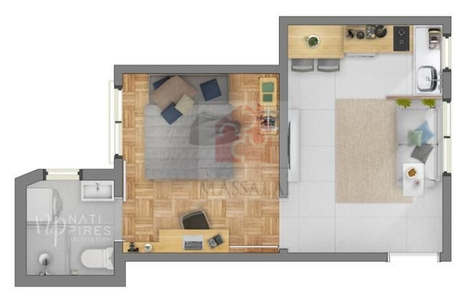 Imagem Apartamento com 1 Quarto à Venda, 24 m² em Cidade Baixa - Porto Alegre Imagem Apartamento com 1 Quarto à Venda, 24 m² em Cidade Baixa - Porto Alegre