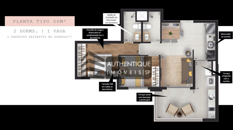 Imagem Apartamento com 2 Quartos à Venda, 68 m² em Butantã - São Paulo Imagem Apartamento com 2 Quartos à Venda, 68 m² em Butantã - São Paulo