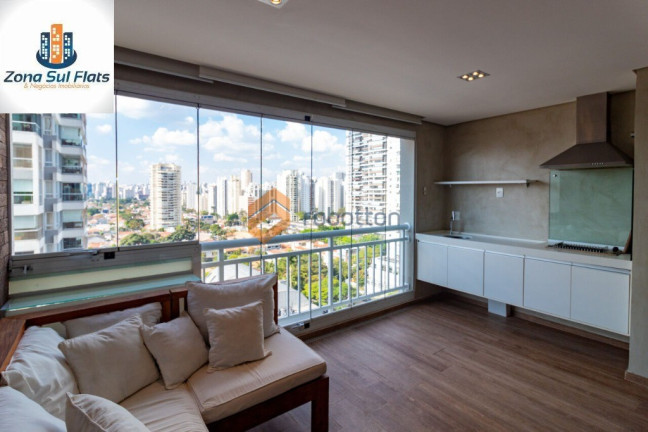 Imagem Apartamento com 1 Quarto para Alugar, 74 m² em Cidade Monções - São Paulo Imagem Apartamento com 1 Quarto para Alugar, 74 m² em Cidade Monções - São Paulo