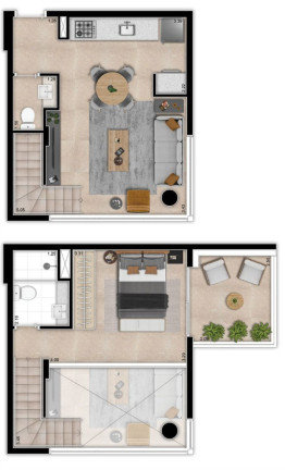Imagem Apartamento com 1 Quarto à Venda, 44 m² em Indianópolis - São Paulo