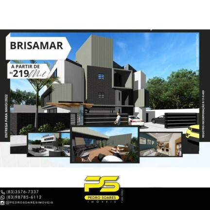 Apartamento com 2 Quartos à Venda, 55 m² em Brisamar - João Pessoa