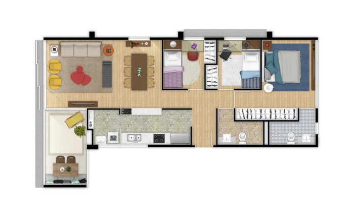 Imagem Apartamento com 3 Quartos à Venda, 84 m² em Perdizes - São Paulo
