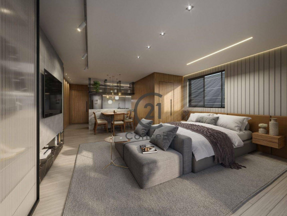 Studio com 1 Quarto à Venda, 53 m² em Kobrasol - São José