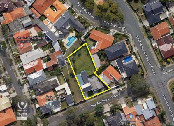 Terreno à Venda, 1.200 m² em Jardim Social - Curitiba