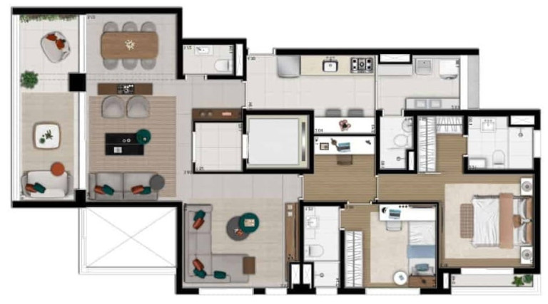Imagem Apartamento com 3 Quartos à Venda, 127 m² em Jardim Paulista - São Paulo