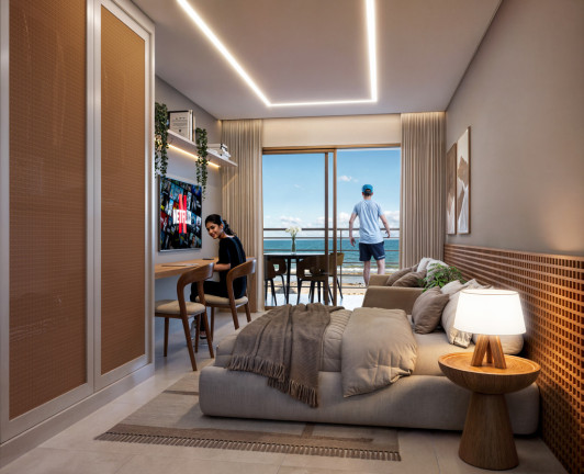 Imagem Imóvel com 1 Quarto à Venda, 29 m² em Praia Formosa - Cabedelo