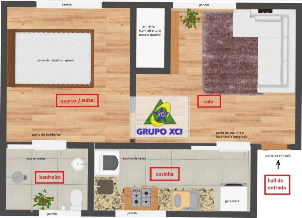 Imagem Apartamento com 1 Quarto à Venda, 44 m² em Jardim Chapadão - Campinas Imagem Apartamento com 1 Quarto à Venda, 44 m² em Jardim Chapadão - Campinas