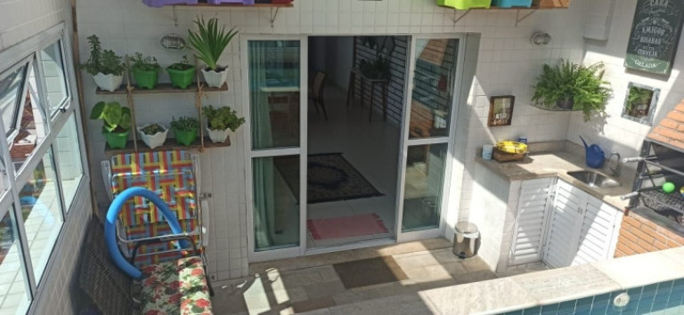 Imagem Cobertura com 3 Quartos à Venda, 149 m² em Marapé - Santos