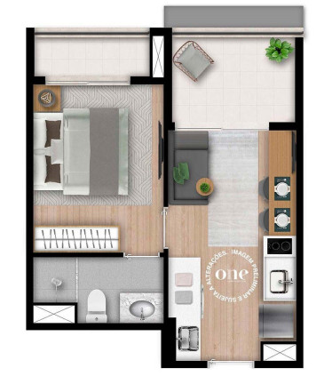 Imagem Apartamento com 2 Quartos à Venda, 41 m² em Brooklin Paulista - São Paulo
