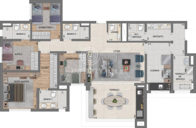 Imagem Apartamento com 4 Quartos à Venda, 130 m² em Mooca - São Paulo