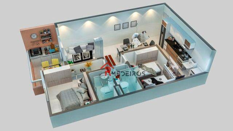 Imagem Apartamento com 2 Quartos à Venda, 60 m² em Boqueirão - Praia Grande Imagem Apartamento com 2 Quartos à Venda, 60 m² em Boqueirão - Praia Grande