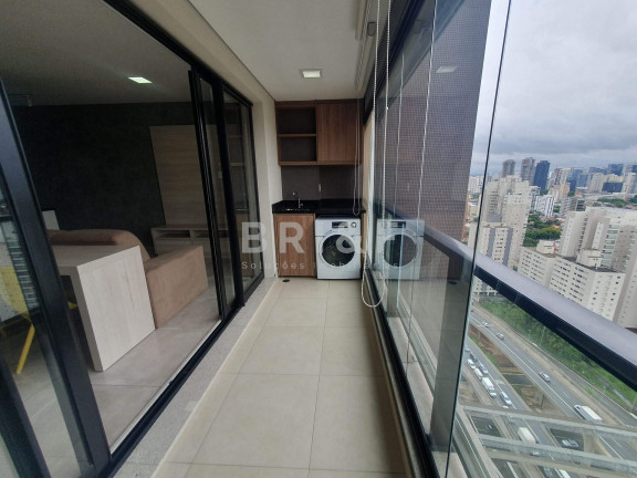 Imagem Apartamento com 1 Quarto para Alugar, 38 m² em Campo Belo - São Paulo