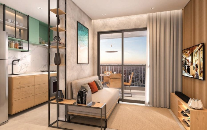 Imagem Apartamento com 2 Quartos à Venda, 52 m² em Santo Amaro - São Paulo
