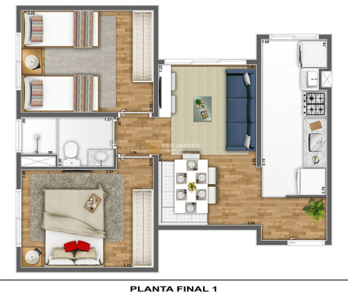 Imagem Apartamento com 2 Quartos à Venda, 42 m² em Jardim Portela - Itapevi