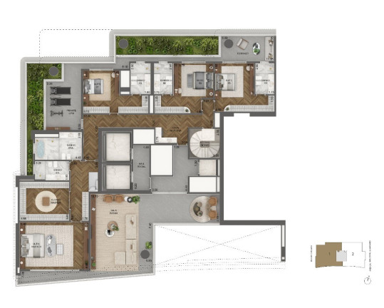 Imagem Imóvel com 4 Quartos à Venda, 515 m² em Jardim Guedala - São Paulo Imagem Imóvel com 4 Quartos à Venda, 515 m² em Jardim Guedala - São Paulo
