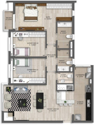 Imagem Apartamento com 3 Quartos à Venda, 113 m² em Três Figueiras - Porto Alegre