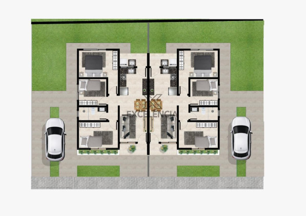Imagem Casa com 3 Quartos à Venda, 53 m² em Guaraituba - Colombo