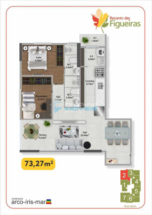 Imagem Apartamento com 2 Quartos à Venda, 67 m² em Guilhermina - Praia Grande