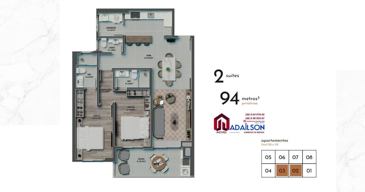Imagem Imóvel com 2 Quartos à Venda, 86 m² Imagem Imóvel com 2 Quartos à Venda, 86 m²