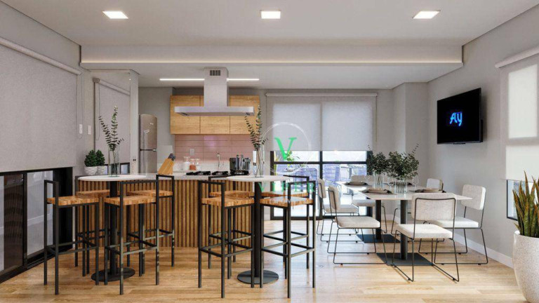 Imagem Studio com 1 Quarto à Venda, 38 m² em Cabral - Curitiba
