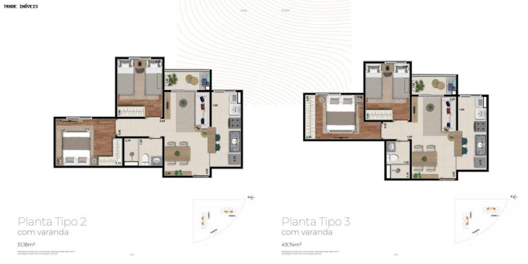Imagem Apartamento com 2 Quartos à Venda, em Pacaembu - Londrina Imagem Apartamento com 2 Quartos à Venda, em Pacaembu - Londrina