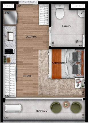 Imagem Imóvel com 1 Quarto à Venda, 26 m² em Barra Funda - São Paulo Imagem Imóvel com 1 Quarto à Venda, 26 m² em Barra Funda - São Paulo