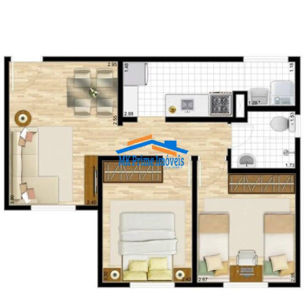 Imagem Apartamento com 2 Quartos à Venda, 45 m² em Jardim Petrópolis - Cotia Imagem Apartamento com 2 Quartos à Venda, 45 m² em Jardim Petrópolis - Cotia