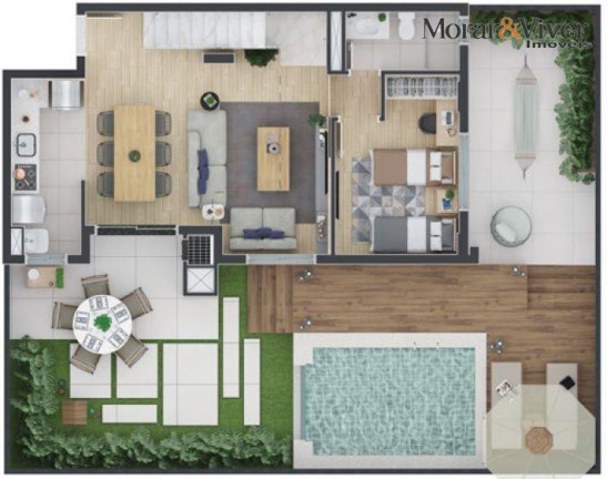 Imagem Apartamento com 3 Quartos à Venda, 96 m² em Portão - Curitiba