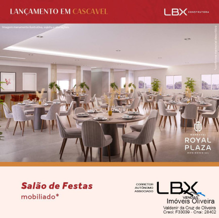 Imagem Apartamento com 2 Quartos à Venda, 54 m² em Cancelli - Cascavel