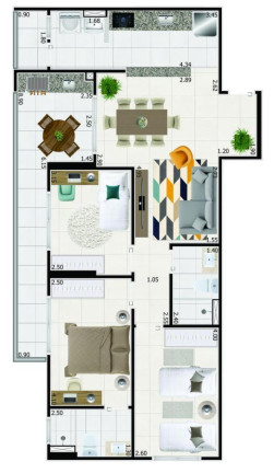 Imagem Apartamento com 3 Quartos à Venda, 92 m² em Vila São Paulo - Mongaguá Imagem Apartamento com 3 Quartos à Venda, 92 m² em Vila São Paulo - Mongaguá