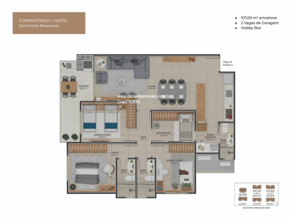 Imagem Apartamento com 4 Quartos à Venda, 108 m² em Itacorubi - Florianópolis Imagem Apartamento com 4 Quartos à Venda, 108 m² em Itacorubi - Florianópolis
