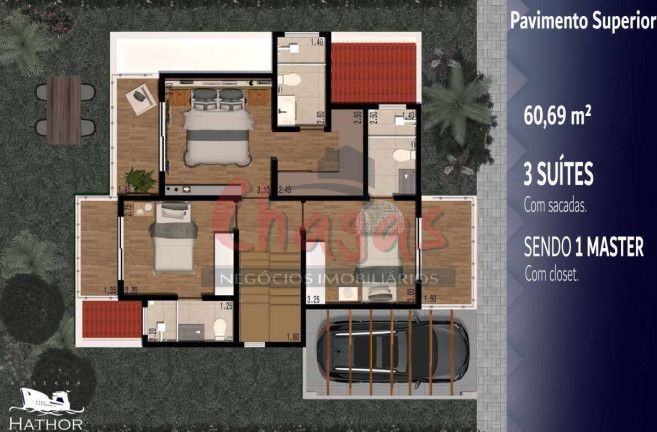 Imagem Casa com 3 Quartos à Venda, 145 m² em Reserva Du Moullin - São Sebastião
