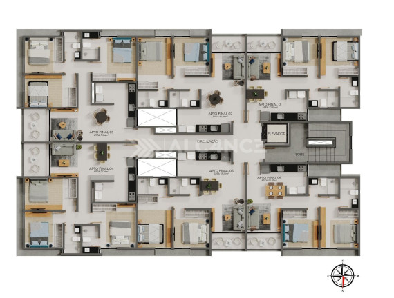 Imagem Apartamento com 2 Quartos à Venda, 52 m² em Poço - Cabedelo Imagem Apartamento com 2 Quartos à Venda, 52 m² em Poço - Cabedelo