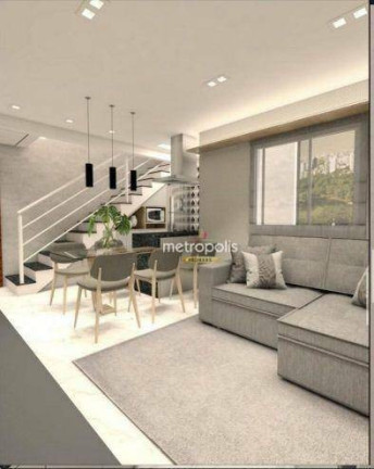 Imagem Cobertura com 3 Quartos à Venda, 140 m² em Vila Pires - Santo André