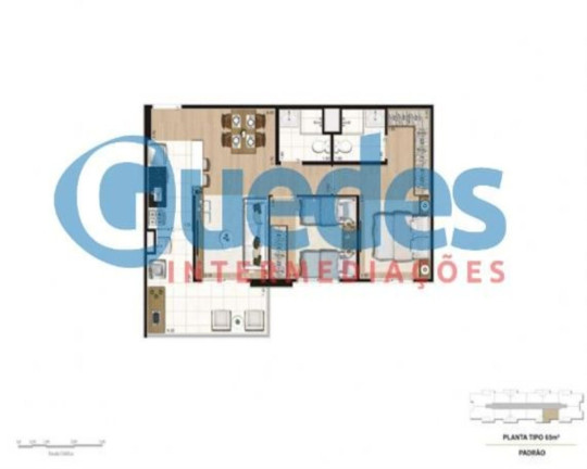 Imagem Apartamento com 2 Quartos à Venda, 65 m² em Jardim Caboré - São Paulo Imagem Apartamento com 2 Quartos à Venda, 65 m² em Jardim Caboré - São Paulo