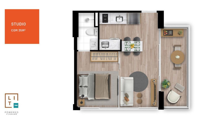 Imagem Apartamento à Venda, 25 m² em Costa Azul - Salvador Imagem Apartamento à Venda, 25 m² em Costa Azul - Salvador