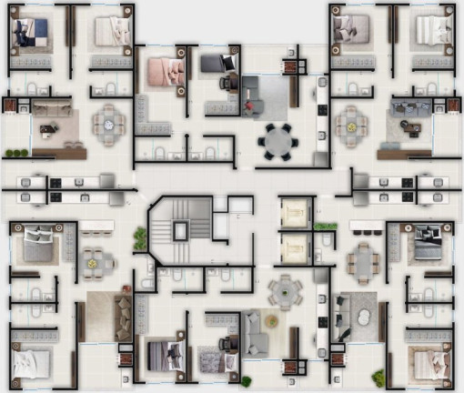 Imagem Apartamento com 2 Quartos à Venda, 74 m² em Tabuleiro - Camboriú