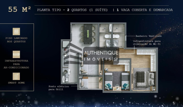 Imagem Apartamento com 2 Quartos à Venda, 55 m² em Rudge Ramos - São Bernardo Do Campo Imagem Apartamento com 2 Quartos à Venda, 55 m² em Rudge Ramos - São Bernardo Do Campo