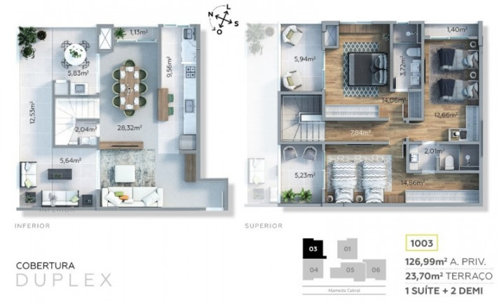 Imagem Apartamento com 2 Quartos à Venda, 70 m² em São Francisco - Curitiba Imagem Apartamento com 2 Quartos à Venda, 70 m² em São Francisco - Curitiba