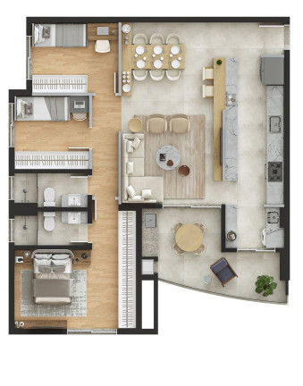 Imagem Apartamento com 3 Quartos à Venda, 93 m² em água Verde - Curitiba Imagem Apartamento com 3 Quartos à Venda, 93 m² em água Verde - Curitiba