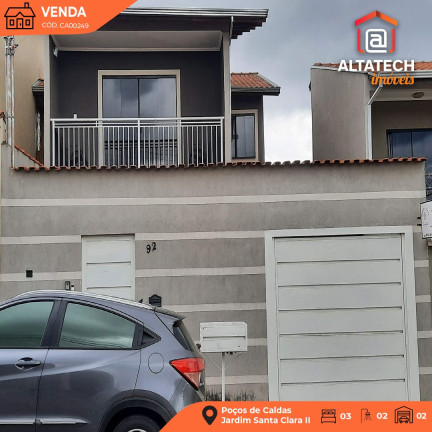 Imagem Casa com 3 Quartos à Venda, 200 m² em Loteamento Residencial Santa Clara Ii - Poços De Caldas Imagem Casa com 3 Quartos à Venda, 200 m² em Loteamento Residencial Santa Clara Ii - Poços De Caldas