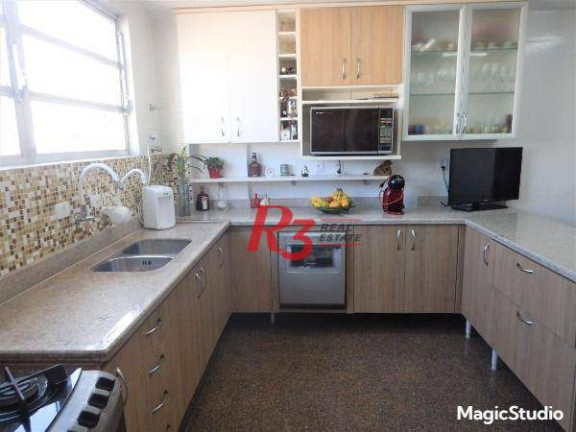 Imagem Cobertura com 3 Quartos à Venda, 258 m² em Gonzaga - Santos