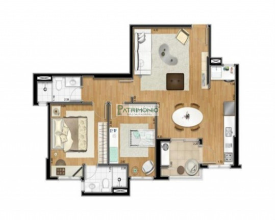 Imagem Imóvel com 2 Quartos à Venda, 67 m² em Ponte Preta - Campinas Imagem Imóvel com 2 Quartos à Venda, 67 m² em Ponte Preta - Campinas