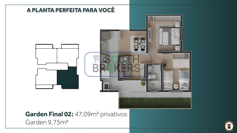 Imagem Apartamento com 2 Quartos à Venda, 44 m² em Itaqui - Campo Largo Imagem Apartamento com 2 Quartos à Venda, 44 m² em Itaqui - Campo Largo